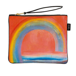 Norman Adams Rainbow Painting zip pouch bag